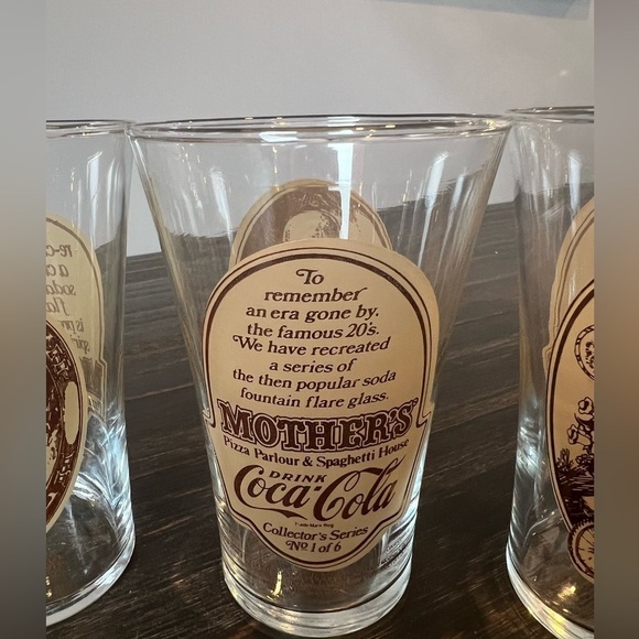 Vintage Coca Cola glasses - Picture 5 of 6